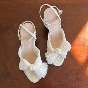 Loeffler Randall “Camellia” in Pearl. Size 7, Never worn, New in box